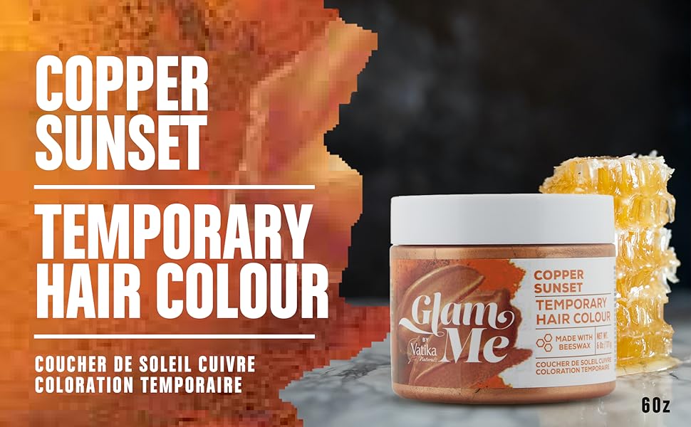 copper sunset hair colour