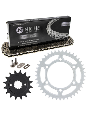 NICHE Drive Sprocket Chain Combo for Kawasaki Zephyr 400 550