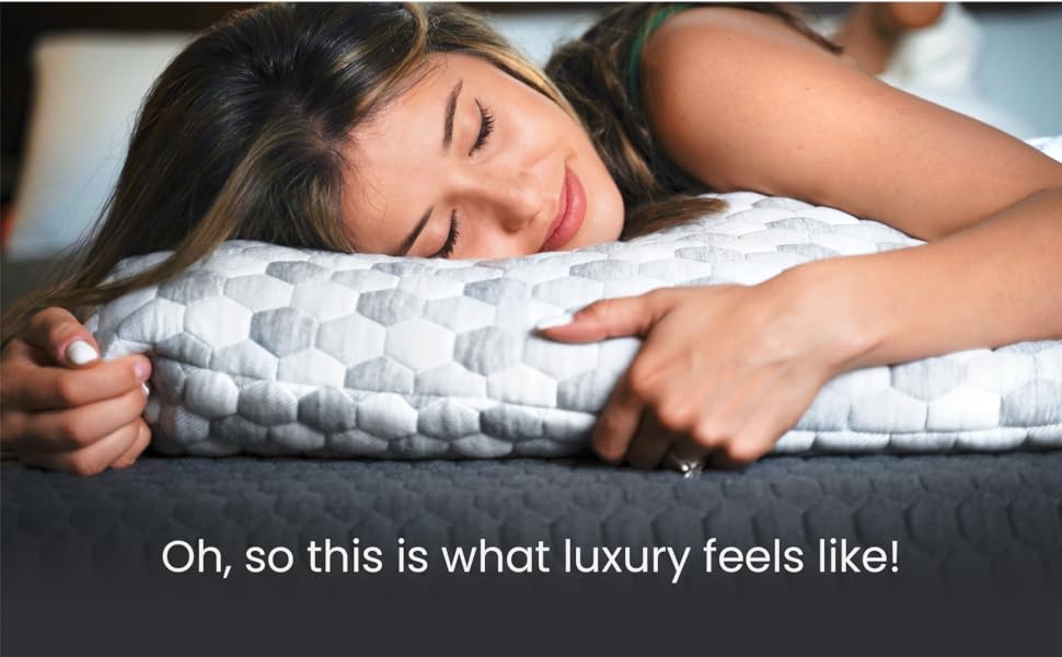 Layla Kapok Pillow, Adjustable FitRemovable Fill, Cooling, Soft and Supportive at