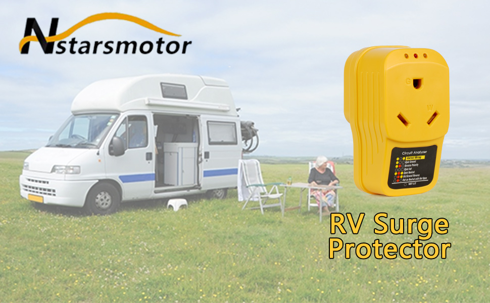 Nstarsmotor 30 Amp RV Surge Protector RV Surge Protection
