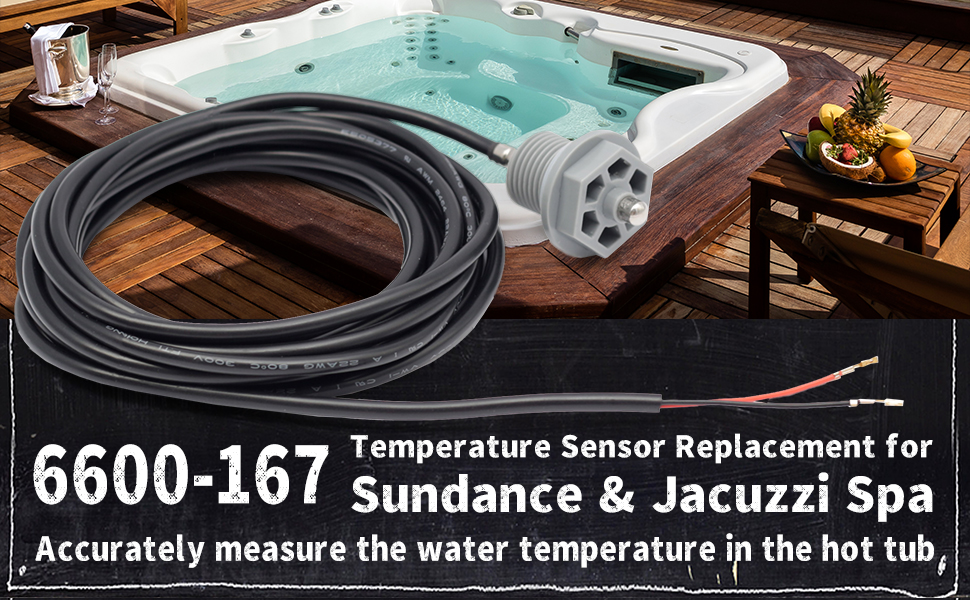 Erchon 6600167 Temperature Sensor Replacement for Sundance