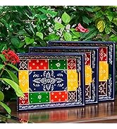 Conjunto de bandejas de madeira Swadeshi Blessings - feito à mão e pintado à mão para cozinha/mesa e casa D...