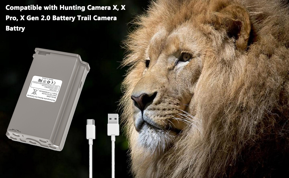 Rechargeable Trail Camera Battery Pack for Tactacam Reveal