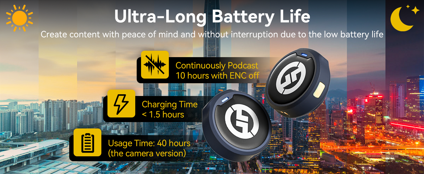 Ultra-Long Battery Life