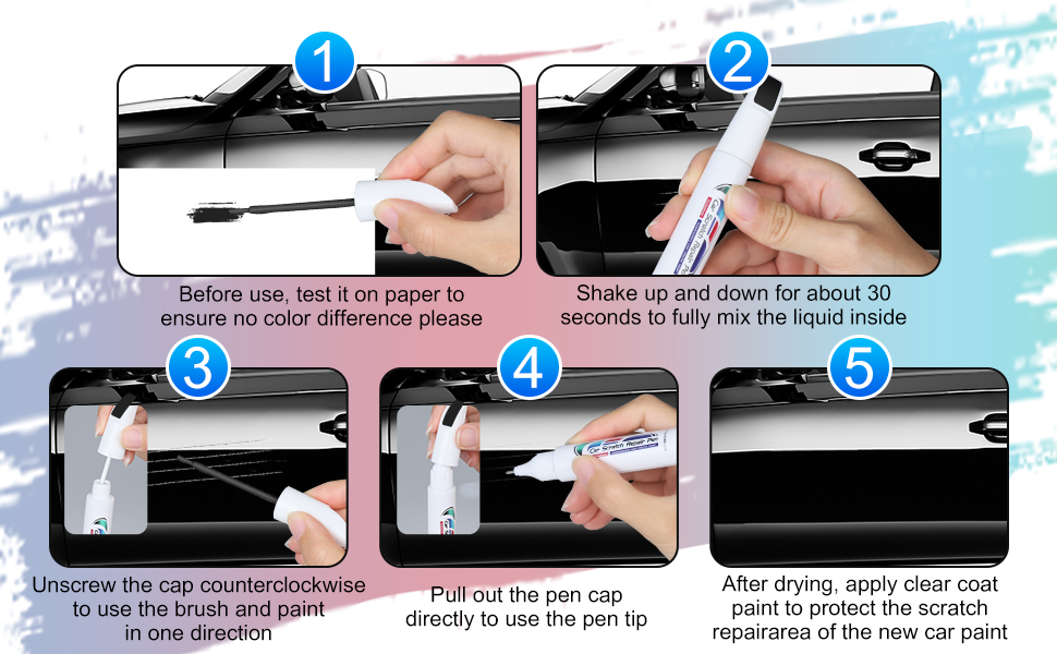Touch Up Paint for Cars,Car Paint Scratch Repair Pen Car Paint Touch Up Pen
