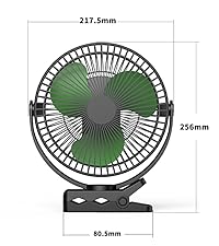 Amazon | USB 扇風機 クリップ& 卓上扇風機 10000mAh充電式 ミニ