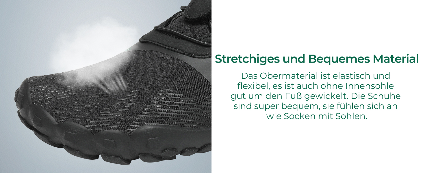 SAGUARO Unisex Barfußschuhe Traillaufschuhe Schnell Trocknend Wassersportschuhe, Gr. 3647