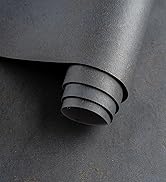 Magielif Grey Peel and Stick Concrete Wallpaper