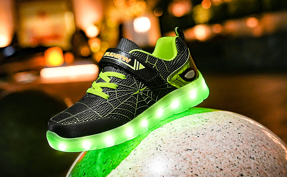 boys girls light up shoes 