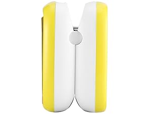 Yellow child kids pulse oximeter monitoring detector checker