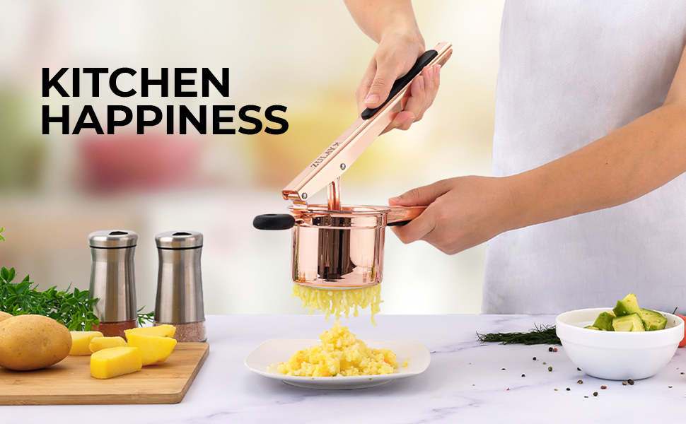 Zulay Kitchen Large Potato Ricer Stainless Steel