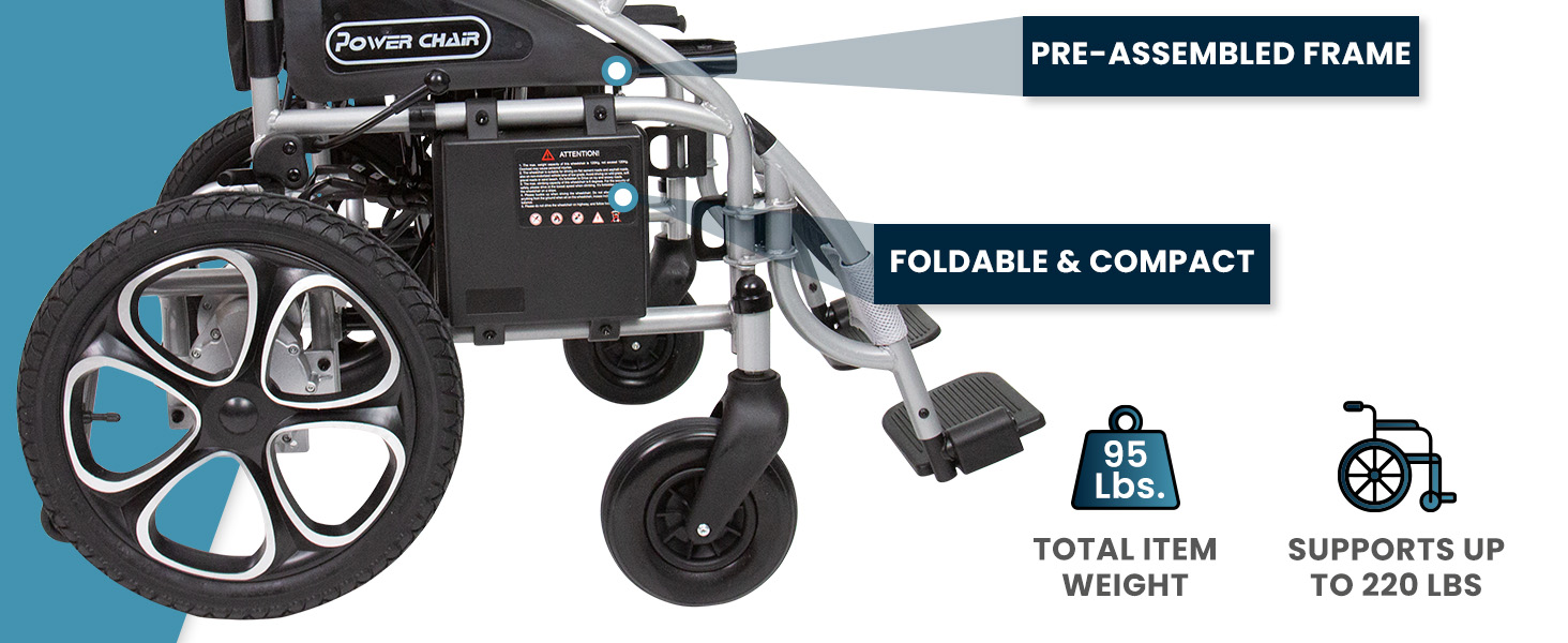 easey to use compact power wheelchair