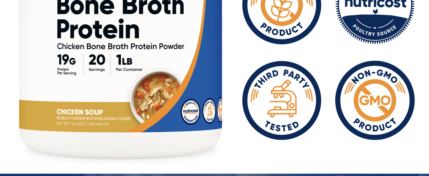 Bone Broth Protein (Chicken Soup Flavored)