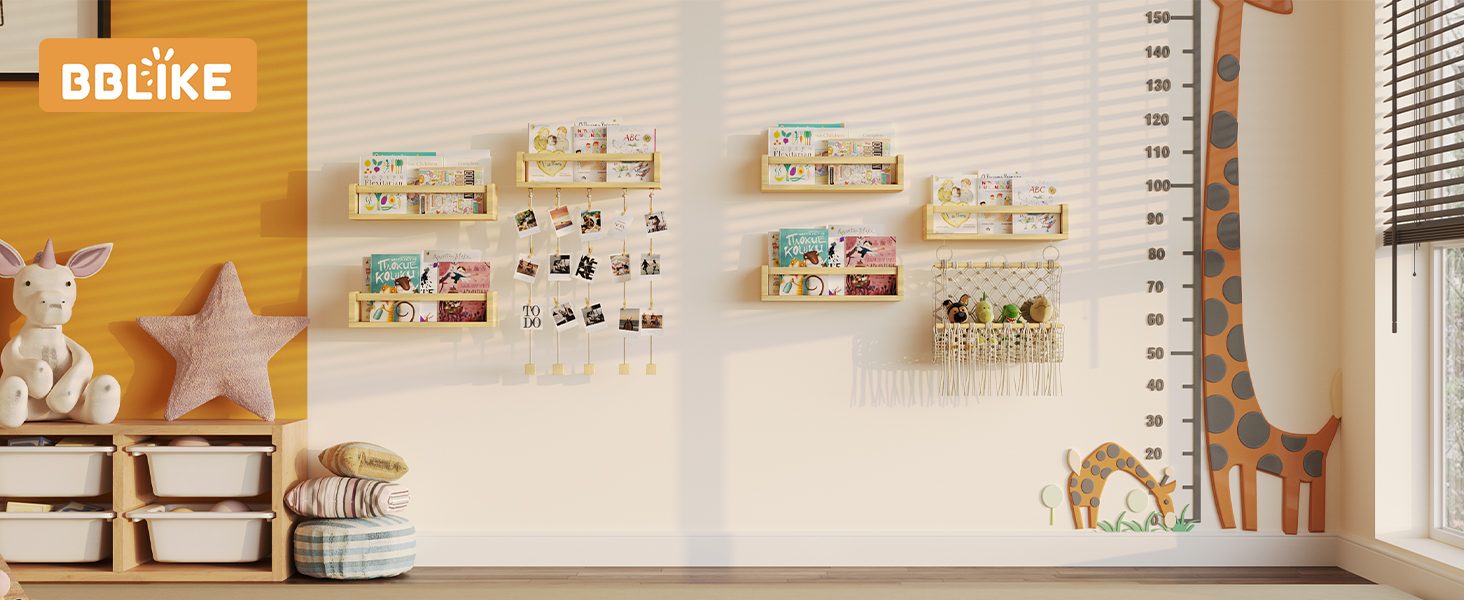 Nursery Book Shelves Set