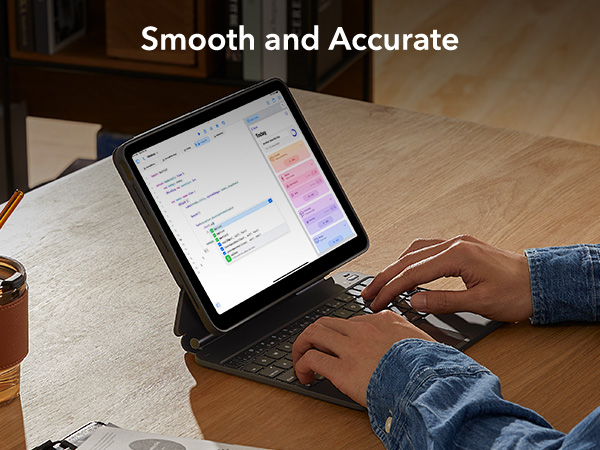 Tap, pinch, and swipe with perfect precision to revolutionize the way you navigate your iPad.