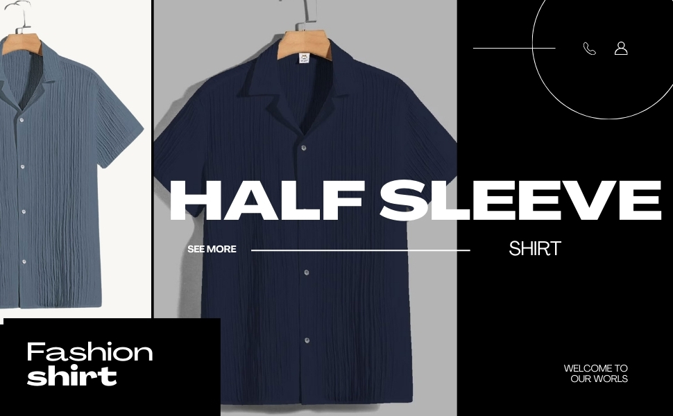 SWADESI STUFF Men's Relaxed Fit Striped Short Sleeve Button-Down Casual Shirt