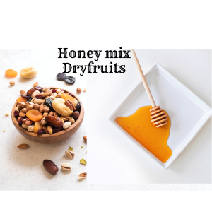 mix dryfruits with honey