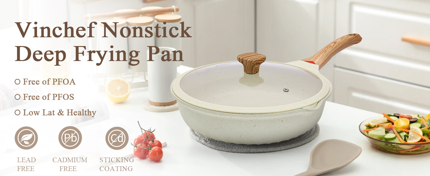 Nonstick Frying Pan Skillet Vinchef Cookware