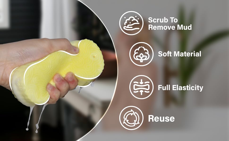 Pack 2 Super Soft Bath Sponge
