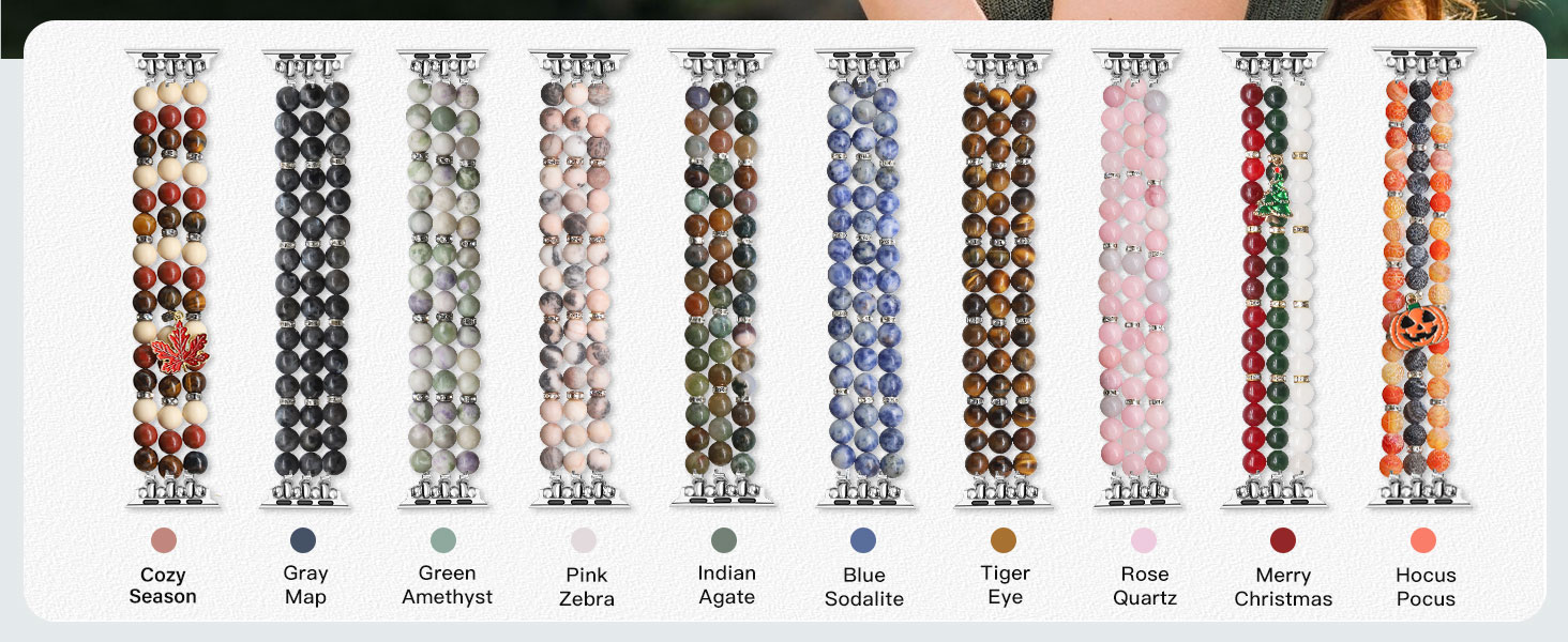 beaded apple watch band