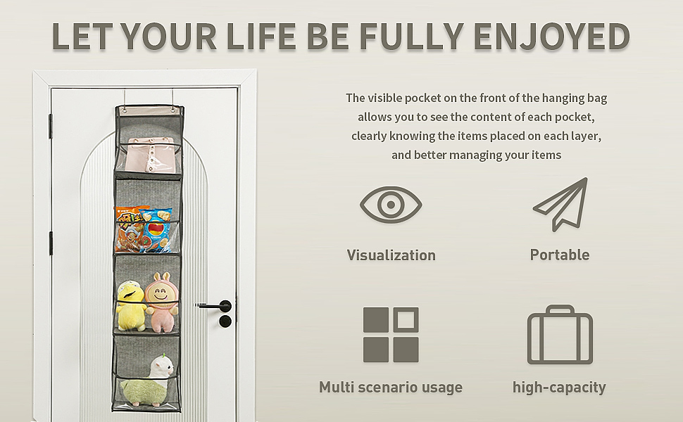 door organizer hanging