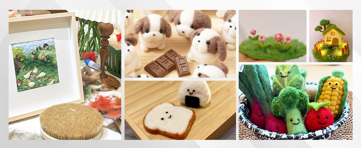 10 Colors Fiber Wool