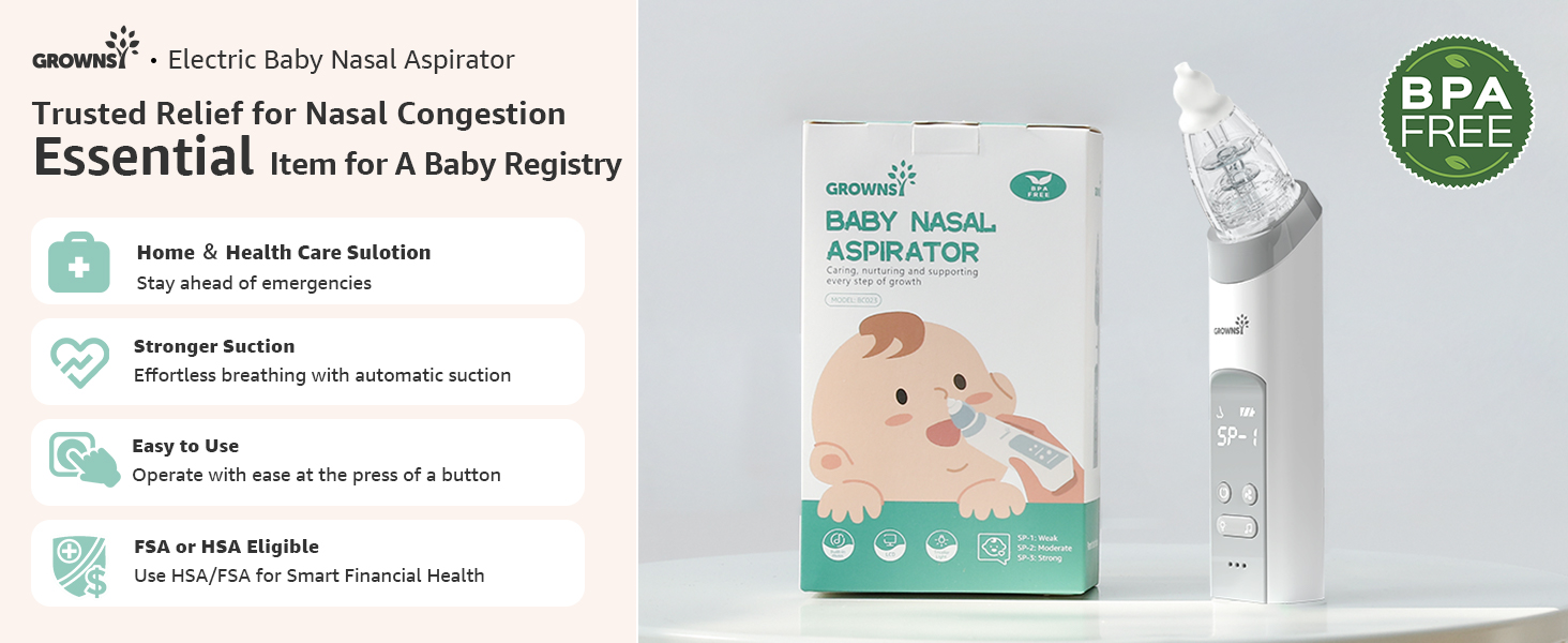 nasal aspirator for baby