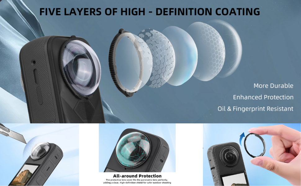 Insta360 X5 scratch-resistant lens guard