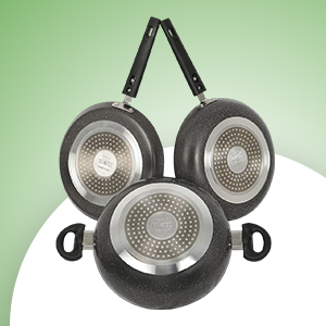 Onyx Granite Non Stick Aluminum Cookware Set SPN-MX9E8