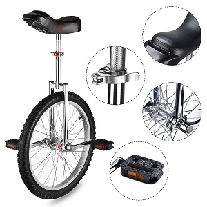 20" Inch Wheel Unicycle with Leakproof Butyl Tire Wheel