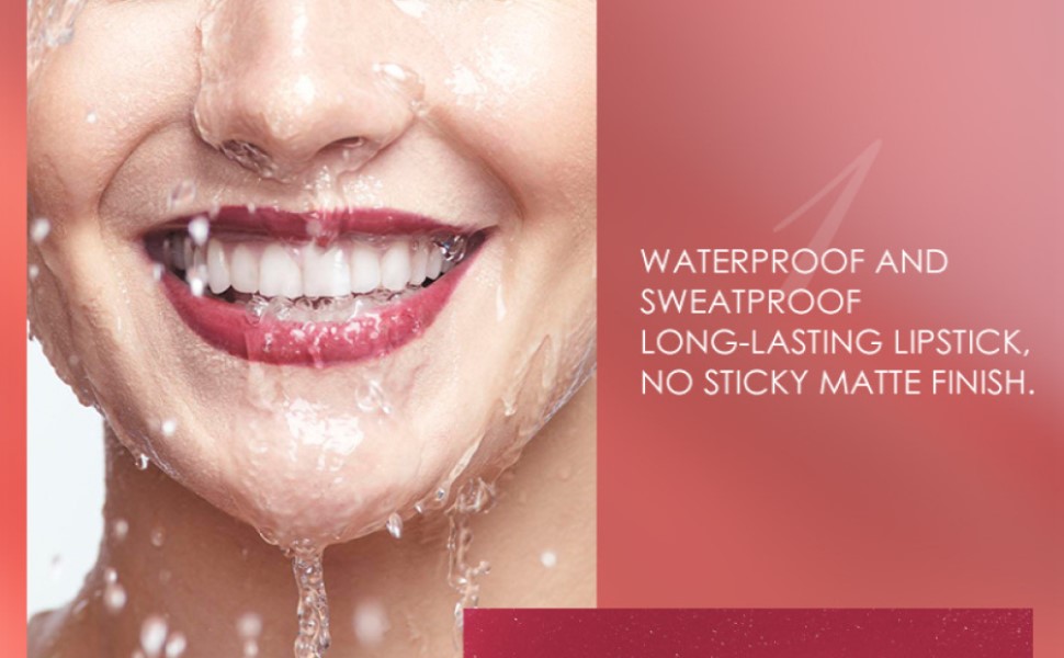 6 matte lipsticks with 6 lip liners