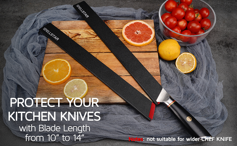 WELLSTAR Knife Edge Guards Set, 2 Piece 14 Inch Universal