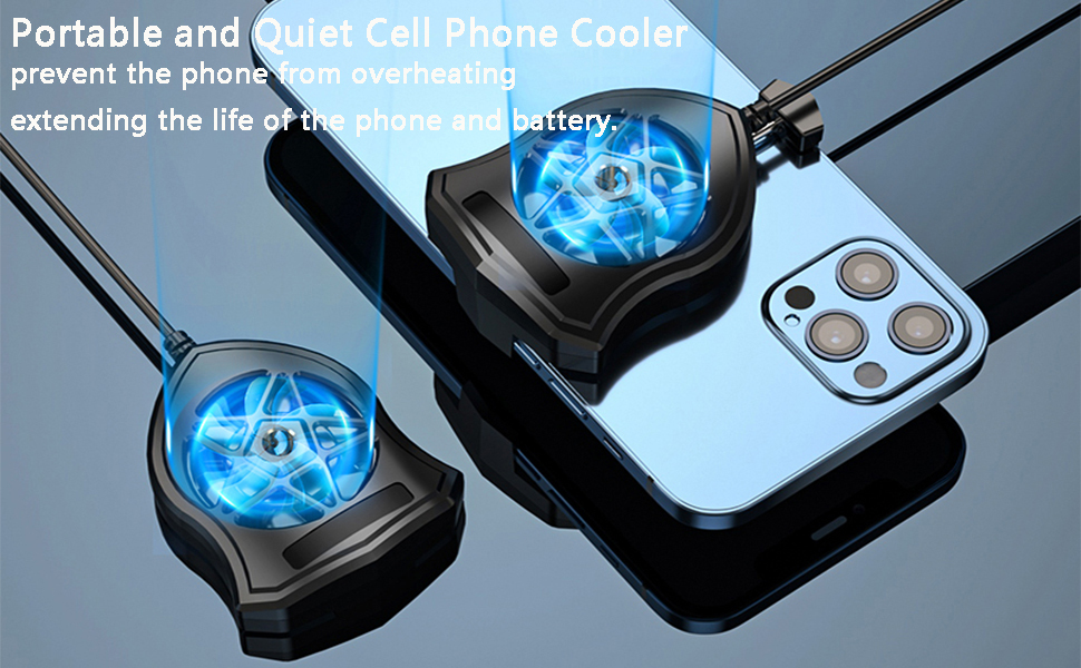 Portable and Quiet Cell Phone Cooler