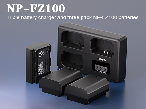 Amazon.com : JYJZPB 3 Pack NP-FZ100 Replacement Battery