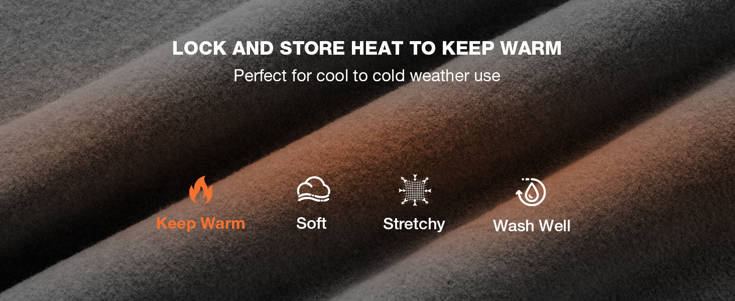 warm soft stretchy fabric