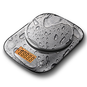 Waterproof kitchen food scales