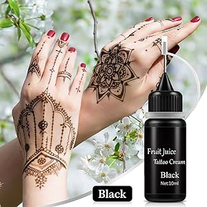 Temporary Tattoo black