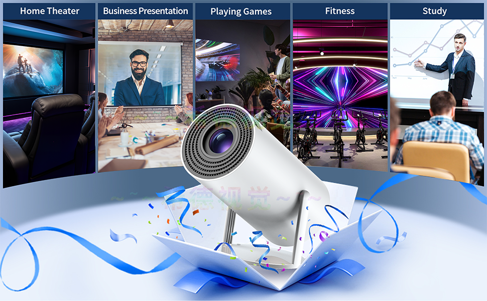 HY300 Portable Projector Mini 4K