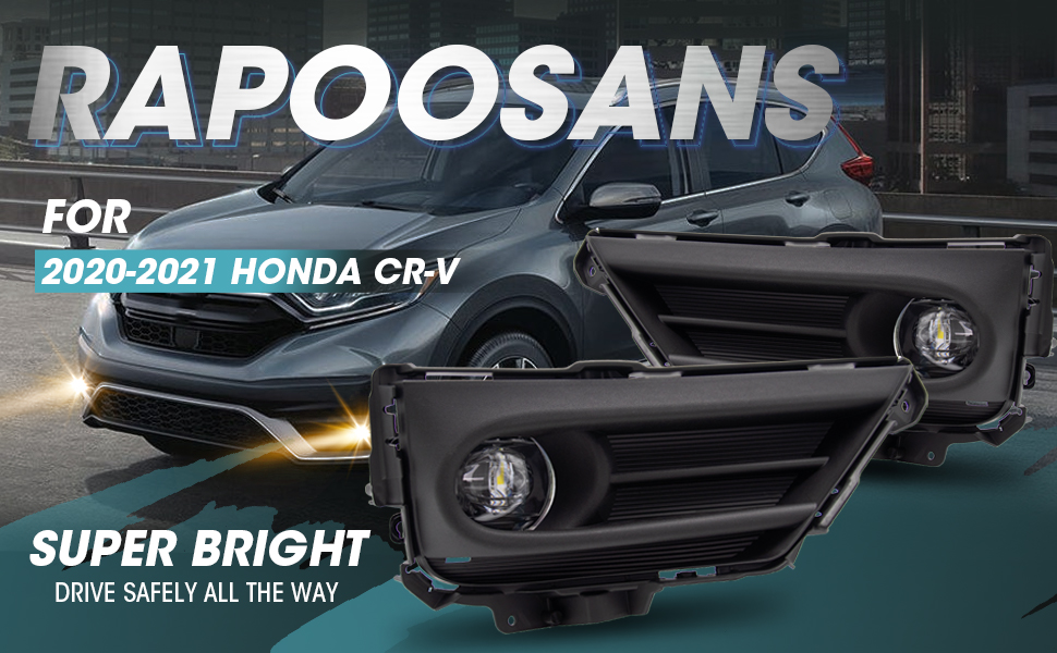 RAPOOSANS Led Driving Fog Lights Lamps Assembly Kit for