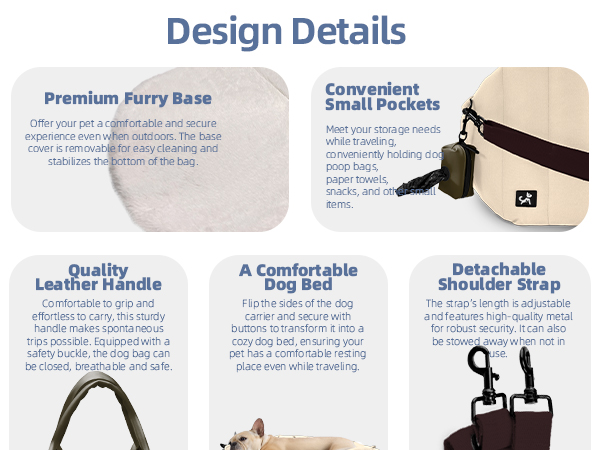 Amazon.com : Sytopia Dog Bag Carrier for Small and Medium