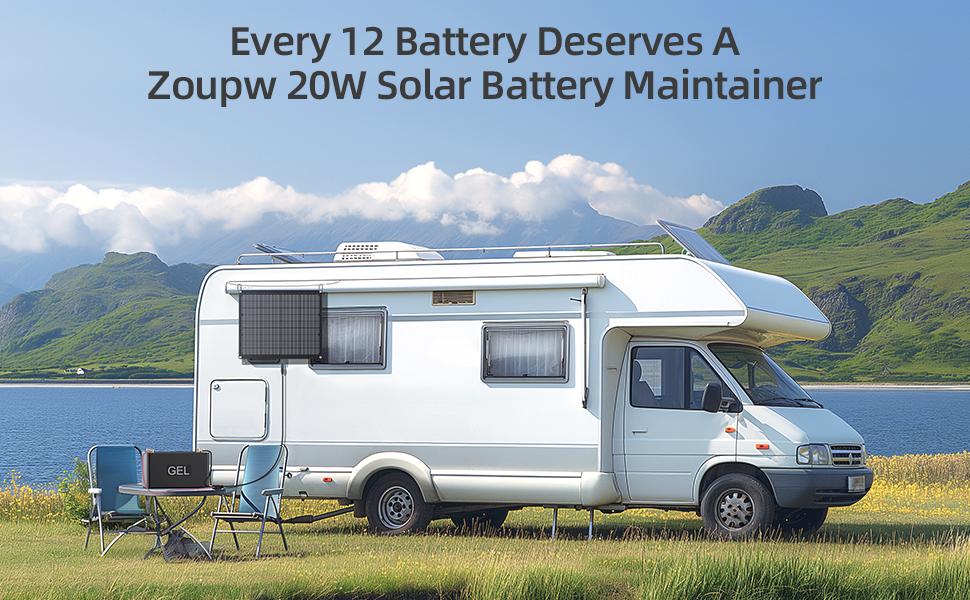 solar 12V battery charger
