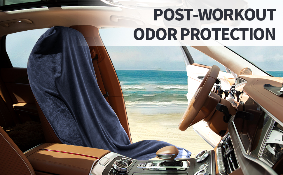 MABOZOO Sweat Towel Seat Cover and Changing Towel for Car, Washable Car Seat Towel