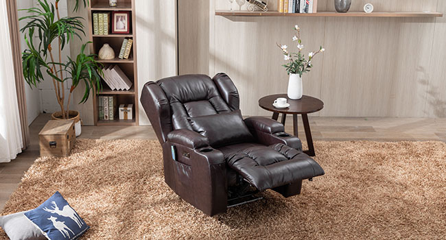 power recliner chair with massage and heat
