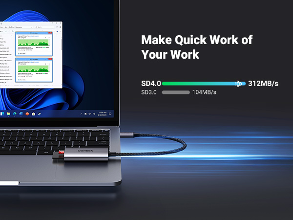 SD 4.0 card reader