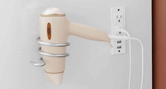 vanity with charging station