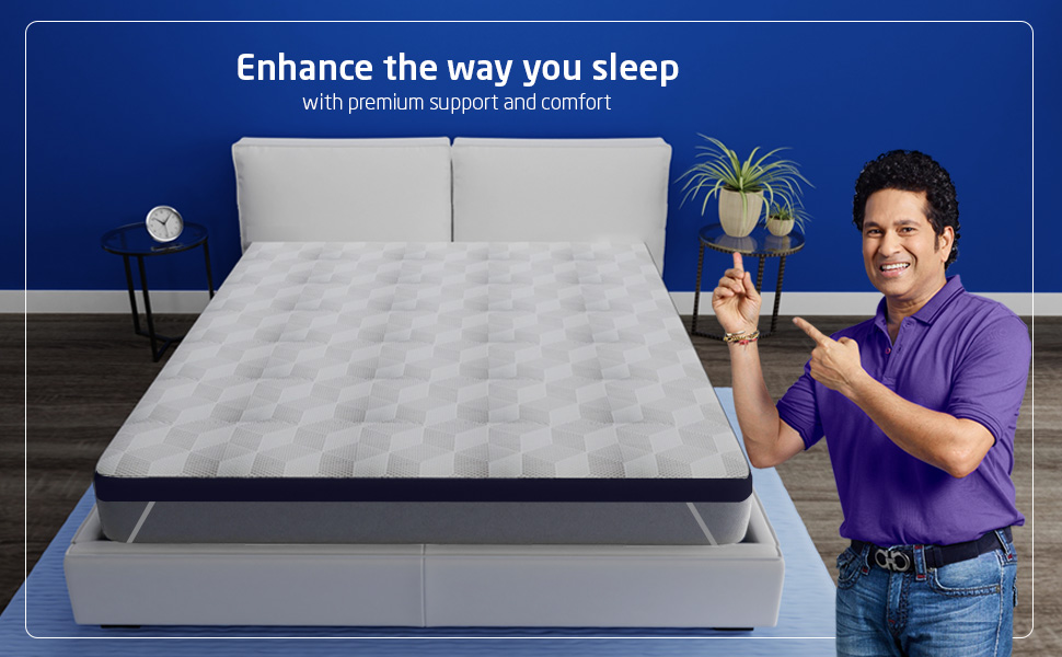 Livpure Smart Mattress Topper, Grid 3 Pressure Zones with High