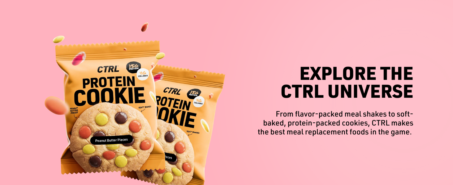 CTRL Meal Replacement Shake with Real Sprinkles Strawberries N' Cream 15