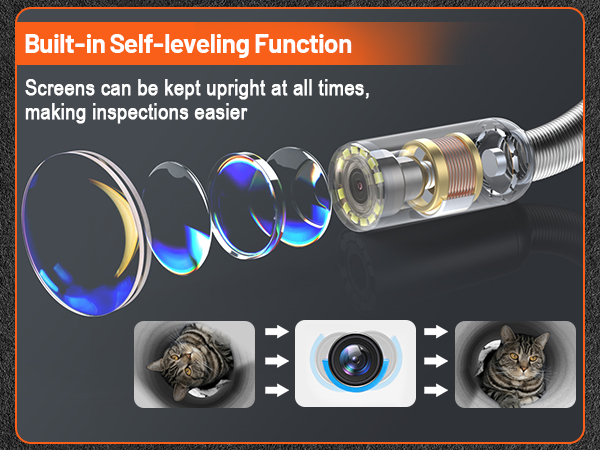 Amazon.com: Sewer Camera with Locator, Anysun Self Leveling Sewer