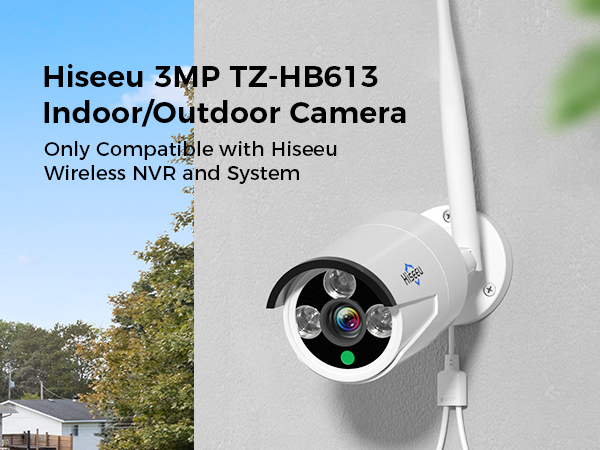 Amazon.com : Hiseeu Camera Add on 2 Pack 3MP Outdoor