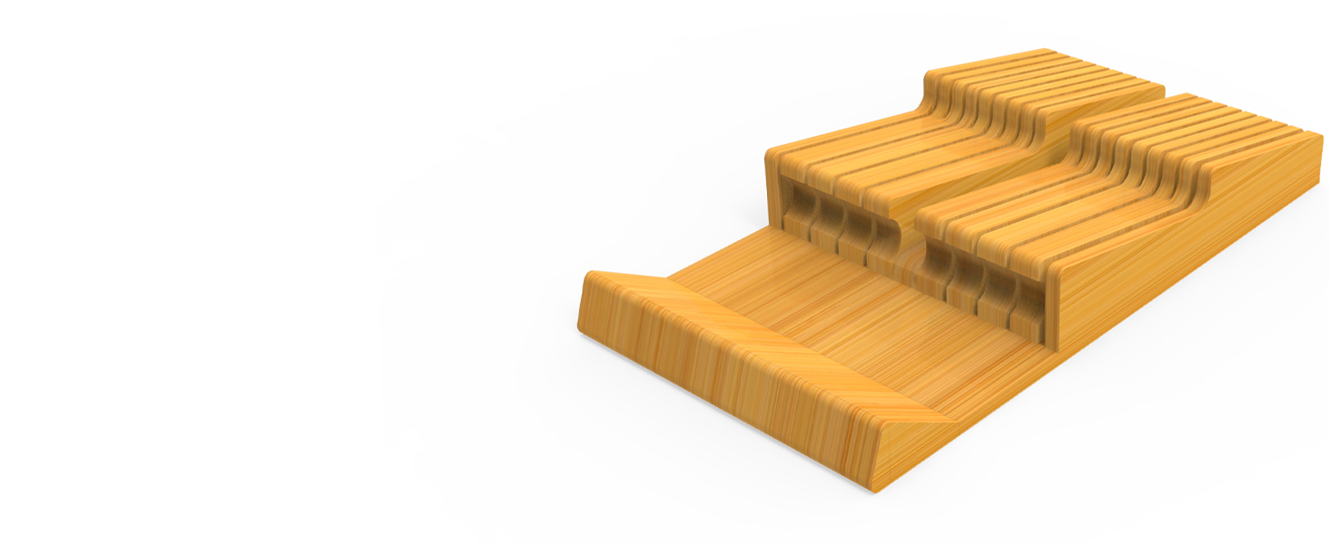 NIUXX InDrawer Knife Block Set without Knives, Kitchen